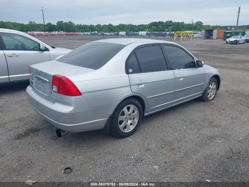 2003 Honda Civic Ex VIN: 2HGES267X3H507716 Lot: 39379752