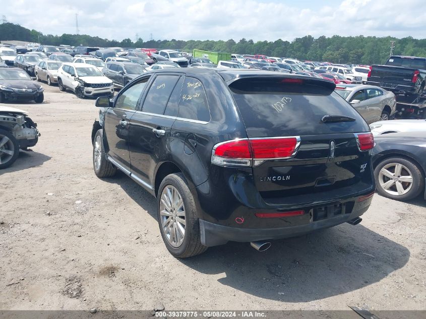 2012 Lincoln Mkx VIN: 2LMDJ8JK0CBL00153 Lot: 39379775