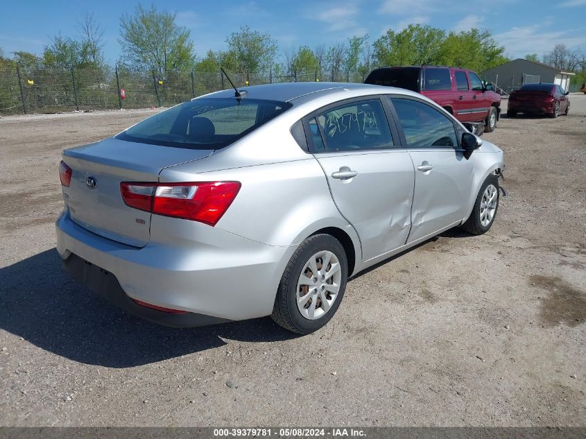 2016 Kia Rio Lx VIN: KNADM4A31G6620933 Lot: 39379781