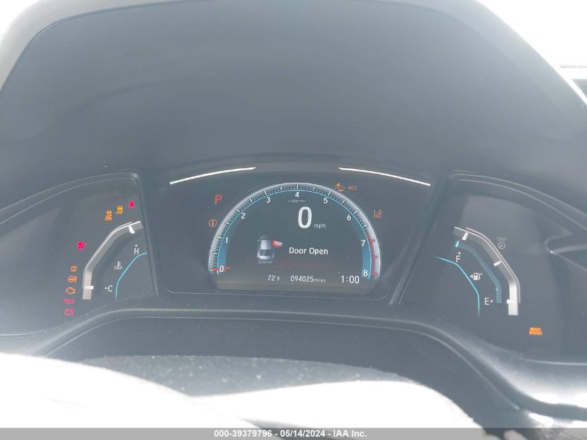 2019 Honda Civic Lx VIN: 2HGFC2F66KH572473 Lot: 39379796