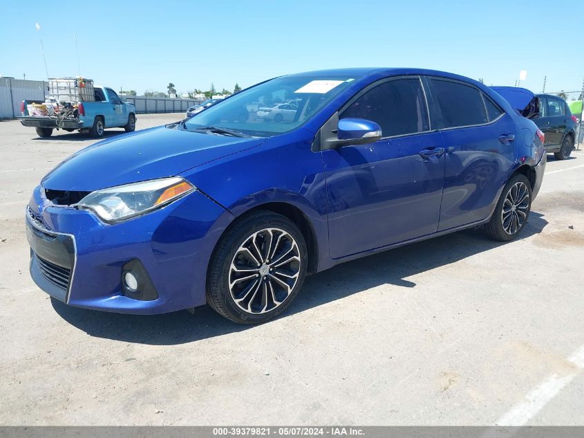 2016 Toyota Corolla S Plus VIN: 5YFBURHE1GP478476 Lot: 39379821