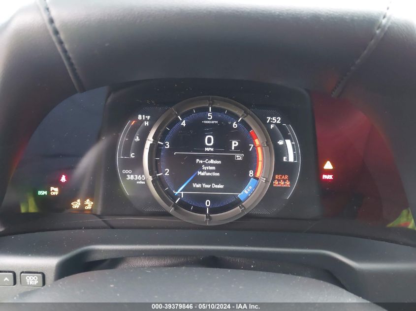 2020 Lexus Es 350 F Sport VIN: 58AGZ1B18LU070136 Lot: 39379846