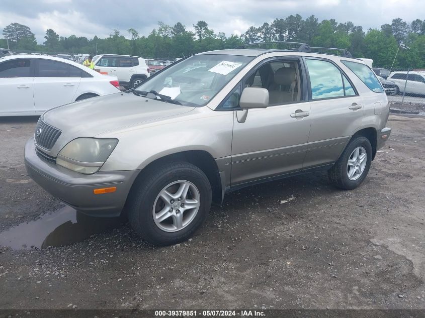 1999 Lexus Rx 300 VIN: JT6HF10U5X0060688 Lot: 39379851