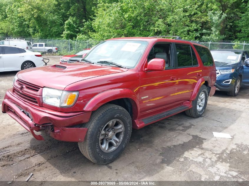 2002 Toyota 4Runner Sr5 V6 VIN: JT3GN86R320237075 Lot: 39379869