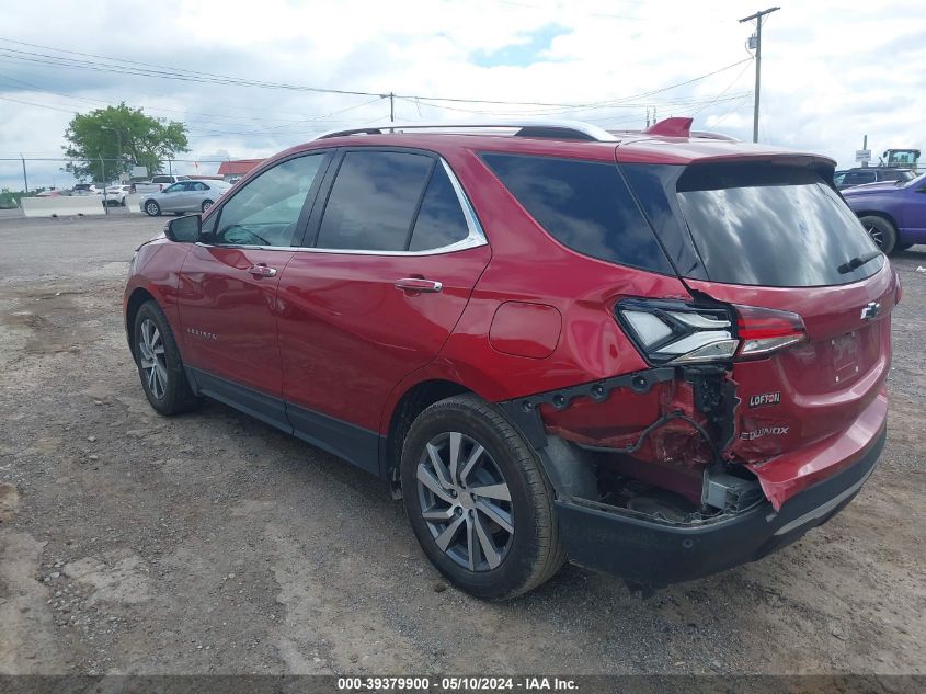 2022 Chevrolet Equinox Fwd Premier VIN: 2GNAXNEV9N6105322 Lot: 39379900