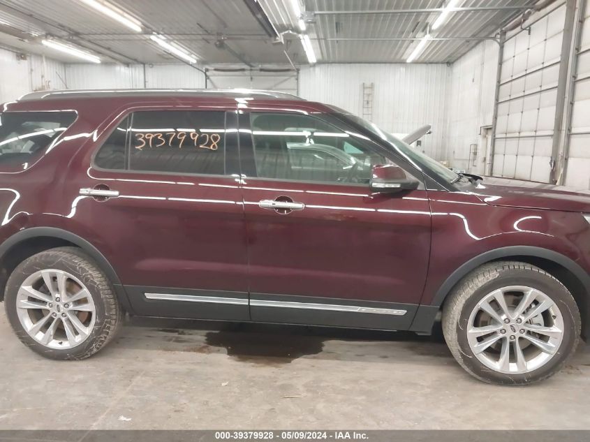 2018 Ford Explorer Limited VIN: 1FM5K8F89JGA55787 Lot: 39379928