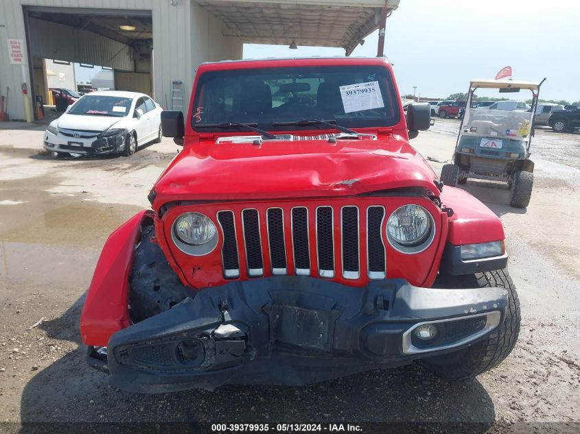 2019 Jeep Wrangler Unlimited Sahara 4X4 VIN: 1C4HJXEN1KW590142 Lot: 39379935