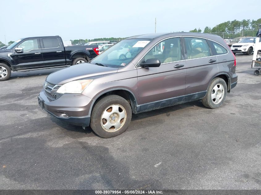 2010 Honda Cr-V Lx VIN: 5J6RE4H3XAL096194 Lot: 39379954