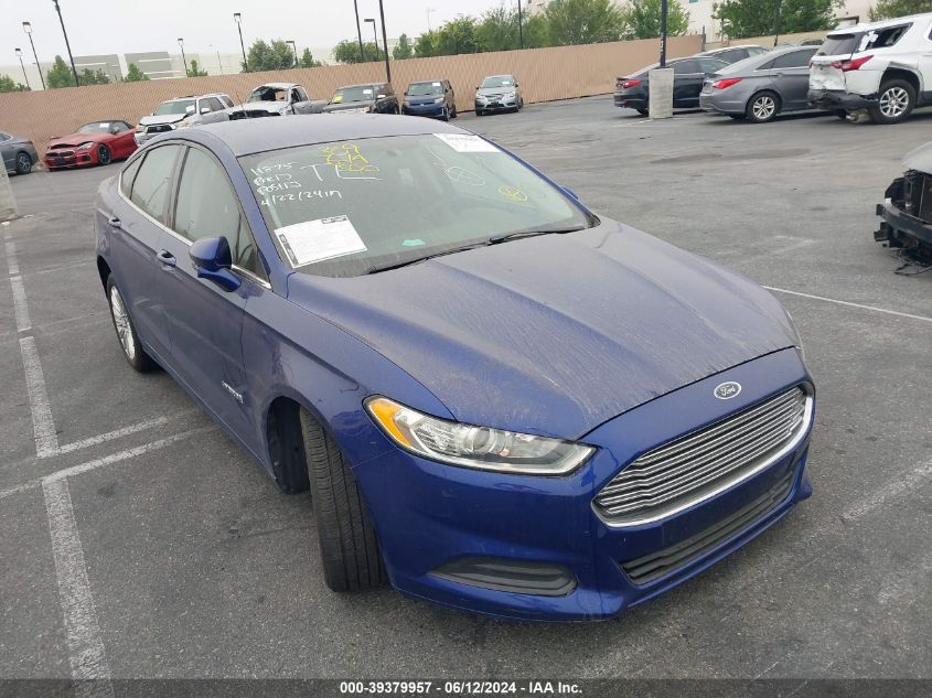 2014 Ford Fusion Hybrid Se VIN: 3FA6P0LU1ER179554 Lot: 39379957