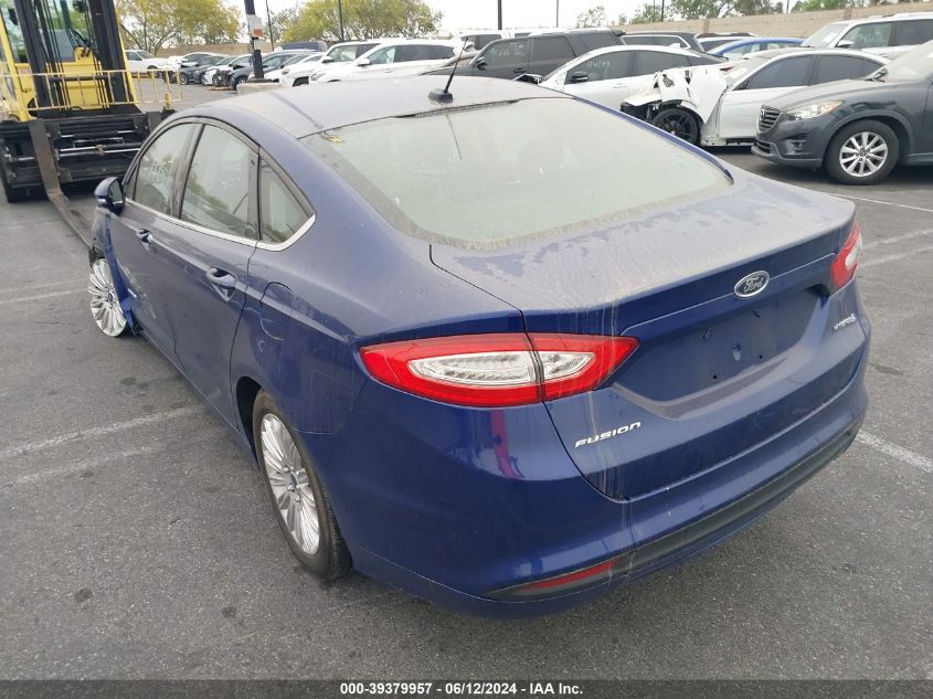 2014 Ford Fusion Hybrid Se VIN: 3FA6P0LU1ER179554 Lot: 39379957