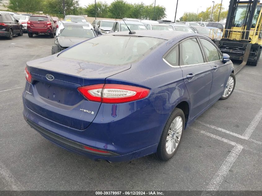 2014 Ford Fusion Hybrid Se VIN: 3FA6P0LU1ER179554 Lot: 39379957