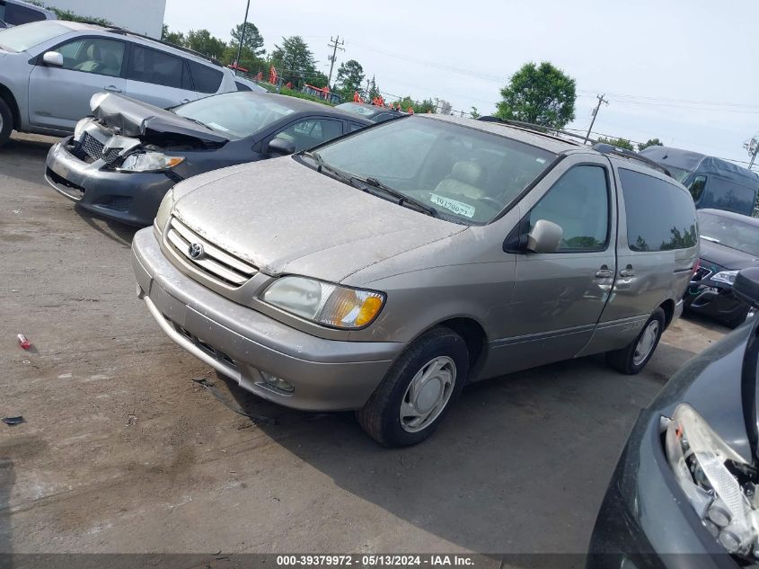 2001 Toyota Sienna Xle VIN: 4T3ZF13C71U403388 Lot: 39379972