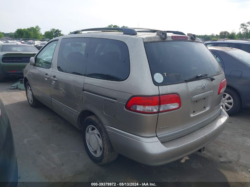 2001 Toyota Sienna Xle VIN: 4T3ZF13C71U403388 Lot: 39379972