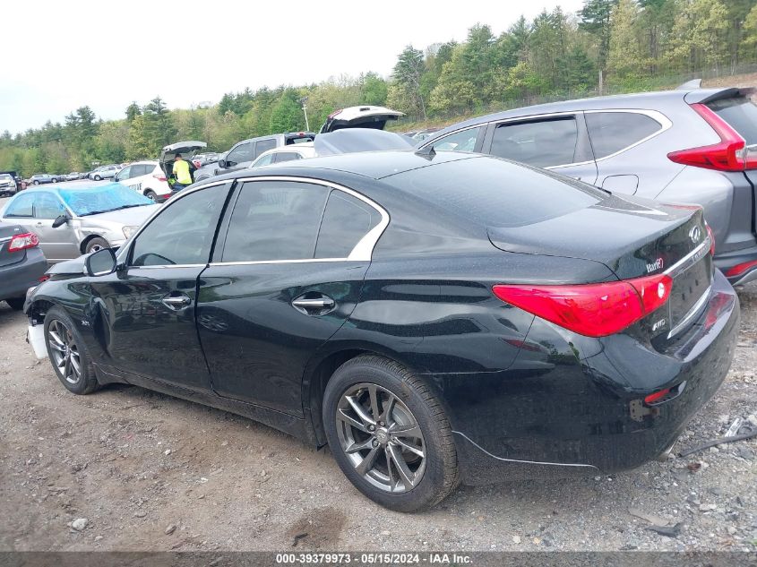 2017 Infiniti Q50 3.0T Signature Edition VIN: JN1EV7AR1HM840857 Lot: 39379973