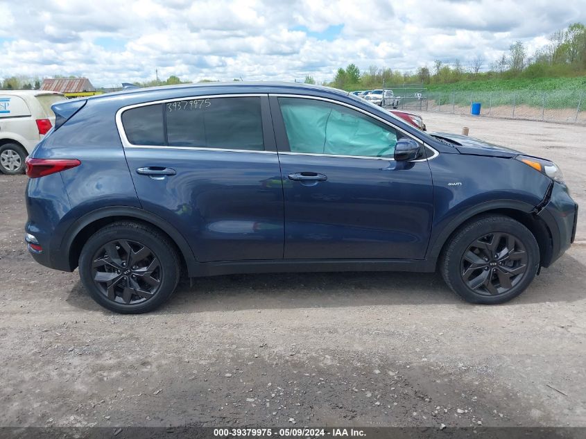 2022 Kia Sportage Lx VIN: KNDPMCAC2N7958827 Lot: 39379975