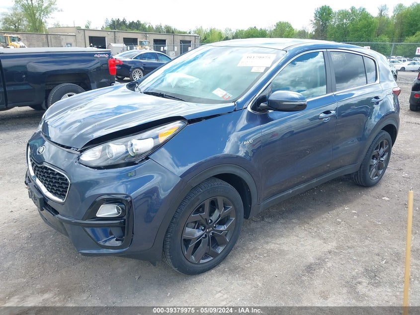 2022 KIA SPORTAGE 2.4L I-4 DI, DOHC, V(VIN: KNDPMCAC2N7958827
