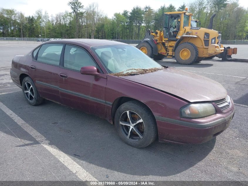 2004 Chevrolet Impala VIN: 2G1WF55E249256252 Lot: 39379988