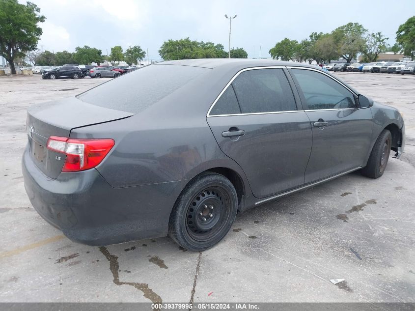 2012 Toyota Camry Le VIN: 4T1BF1FK2CU160878 Lot: 39379995