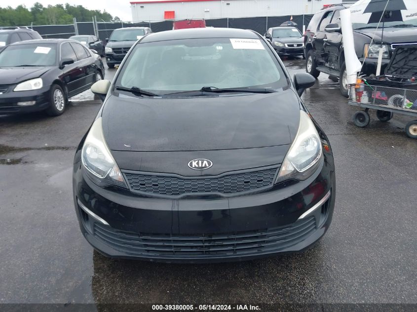 2017 Kia Rio Lx VIN: KNADM4A35H6009966 Lot: 39380005