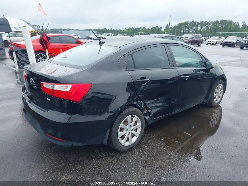 2017 Kia Rio Lx VIN: KNADM4A35H6009966 Lot: 39380005