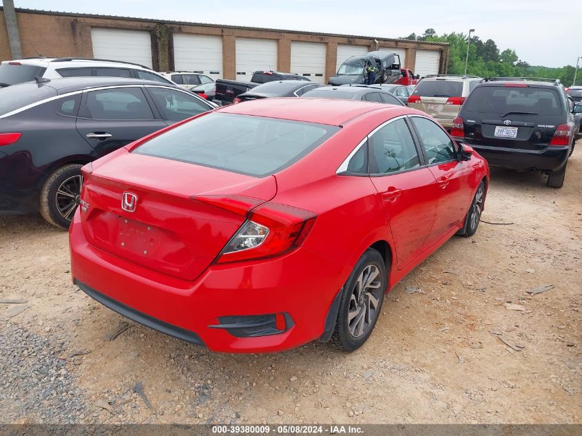 2016 Honda Civic Ex VIN: 2HGFC2F79GH502238 Lot: 39380009