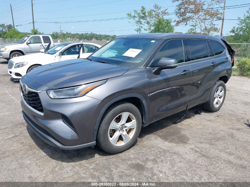 2021 TOYOTA HIGHLANDER L - 5TDCZRAH0MS054848