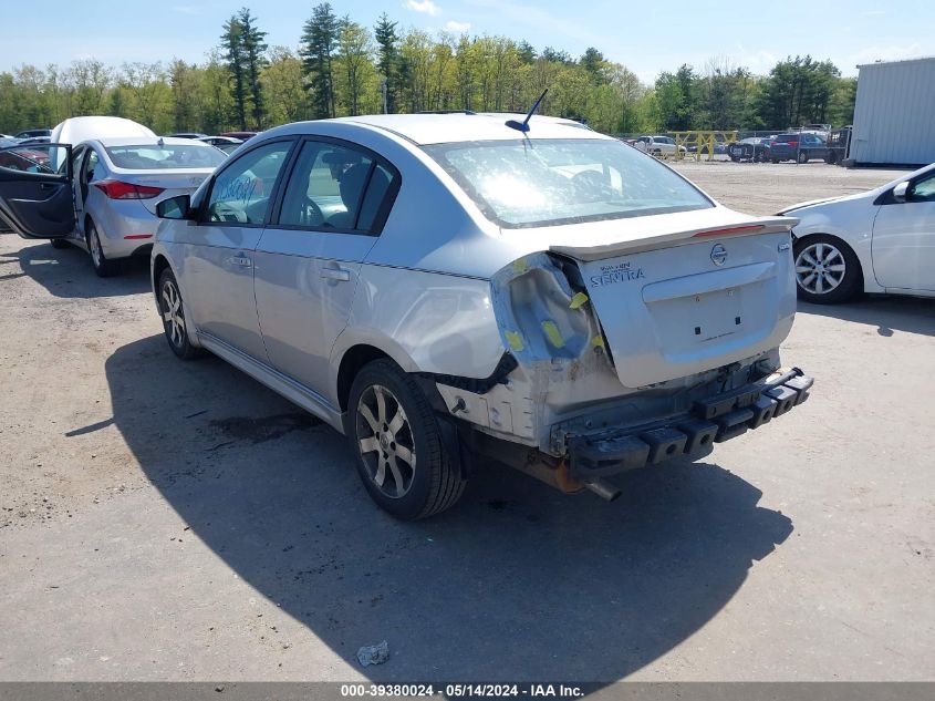 2012 Nissan Sentra 2.0 Sr VIN: 3N1AB6APXCL695580 Lot: 39380024