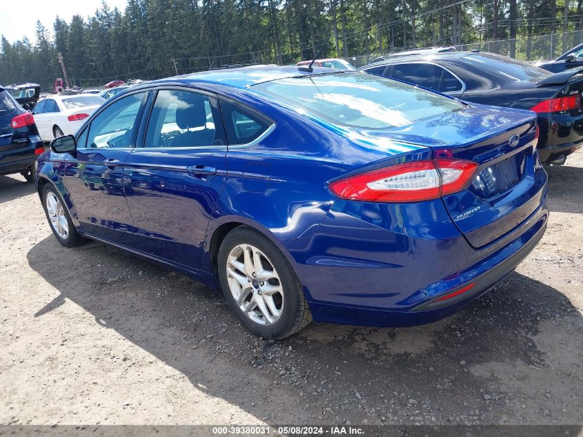 2013 Ford Fusion Se VIN: 3FA6P0H76DR216437 Lot: 39380031