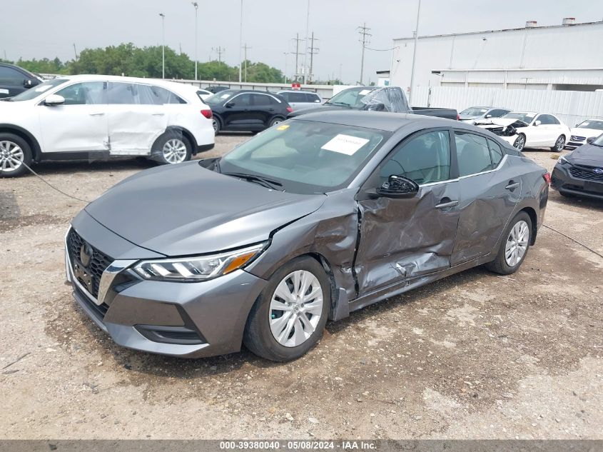 2022 Nissan Sentra S Xtronic Cvt VIN: 3N1AB8BV0NY282016 Lot: 39380040