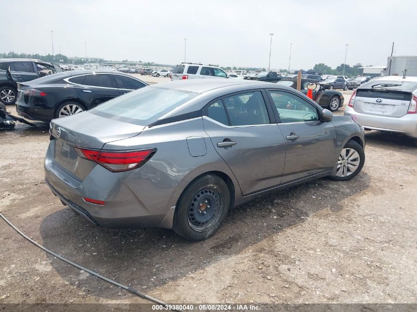 2022 Nissan Sentra S Xtronic Cvt VIN: 3N1AB8BV0NY282016 Lot: 39380040