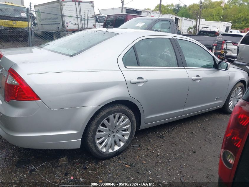 2010 Ford Fusion Hybrid VIN: 3FADP0L32AR324917 Lot: 39380046