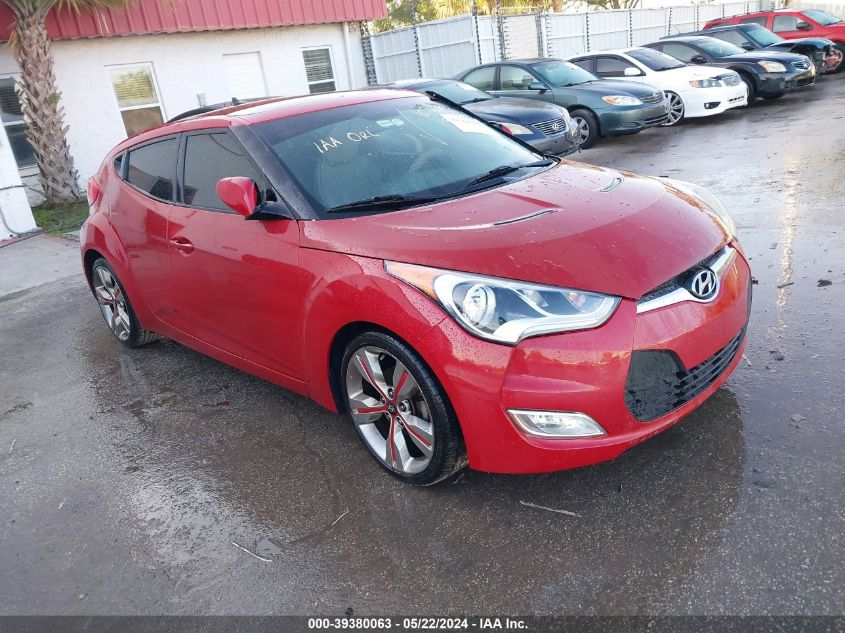 2013 HYUNDAI VELOSTER BASE W/GRAY - KMHTC6AD8DU107364