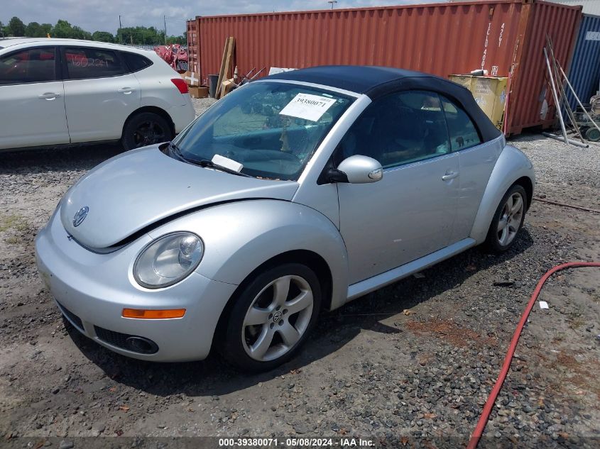 2007 Volkswagen New Beetle 2.5 VIN: 3VWSF31Y47M405456 Lot: 39380071