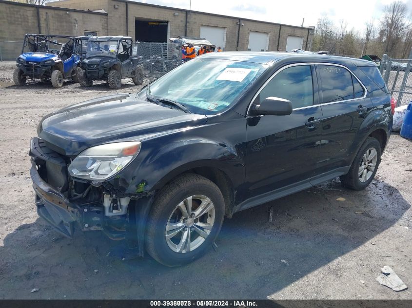 2016 Chevrolet Equinox Ls VIN: 2GNFLEEK7G6234315 Lot: 39380073