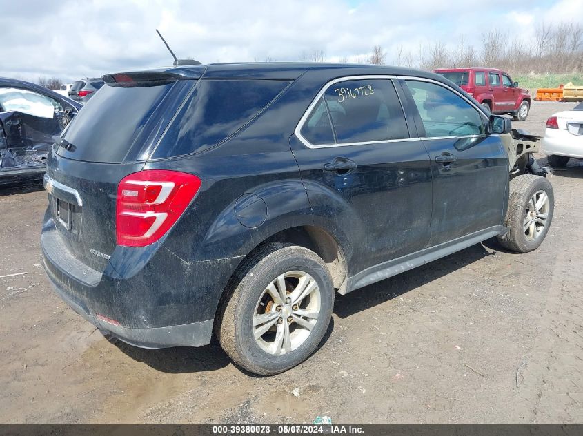 2016 Chevrolet Equinox Ls VIN: 2GNFLEEK7G6234315 Lot: 39380073