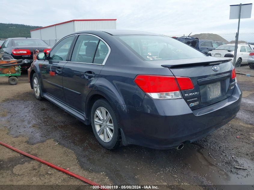 2012 Subaru Legacy 2.5I Premium VIN: 4S3BMBG60C3033649 Lot: 39380119