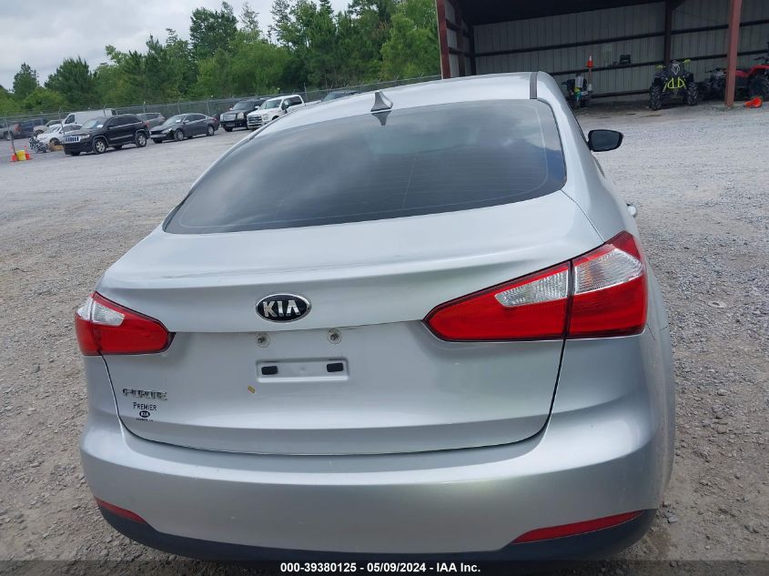 2015 Kia Forte Lx VIN: KNAFX4A66F5397660 Lot: 39380125