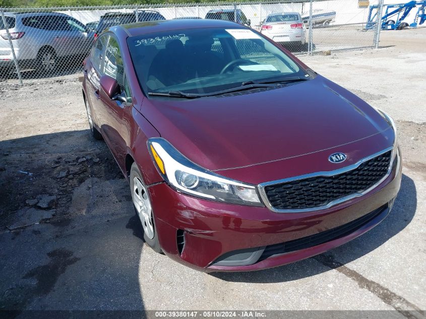 2017 Kia Forte Lx VIN: 3KPFK4A75HE084407 Lot: 39380147