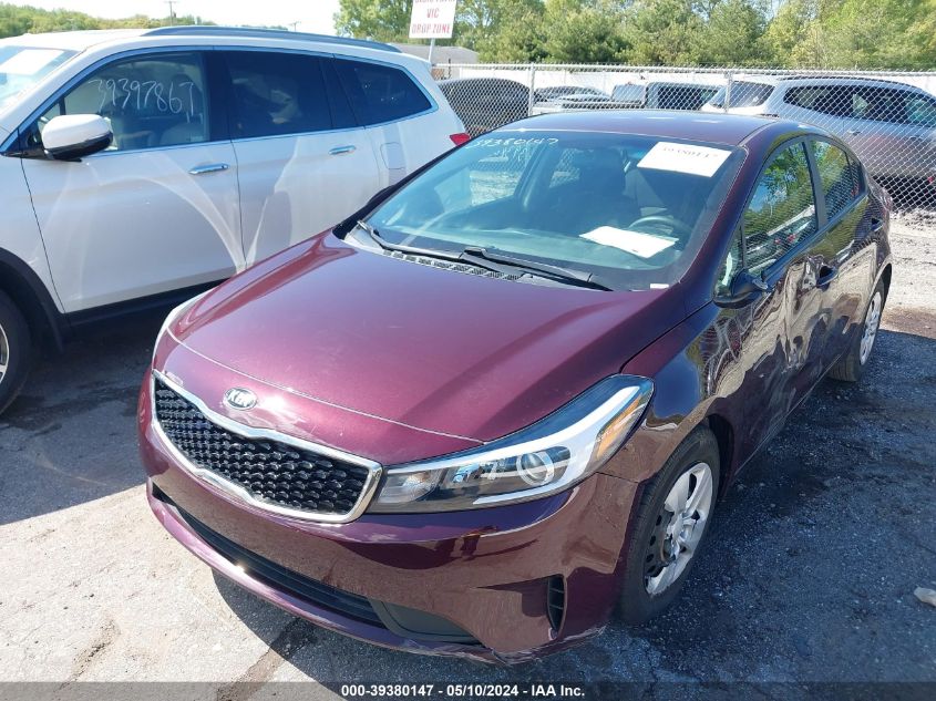 2017 Kia Forte Lx VIN: 3KPFK4A75HE084407 Lot: 39380147