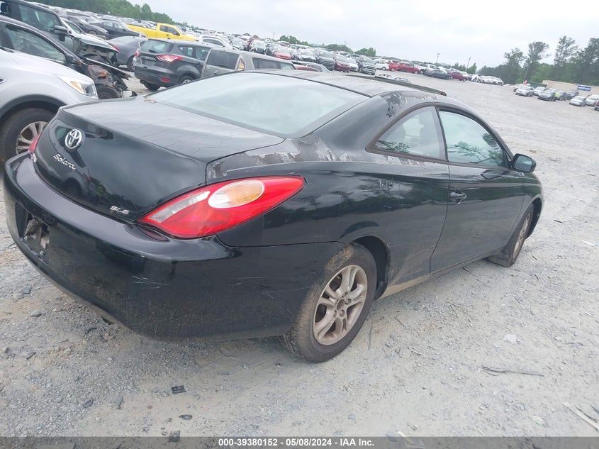2004 Toyota Camry Solara Sle VIN: 4T1CE38P24U786752 Lot: 39380152