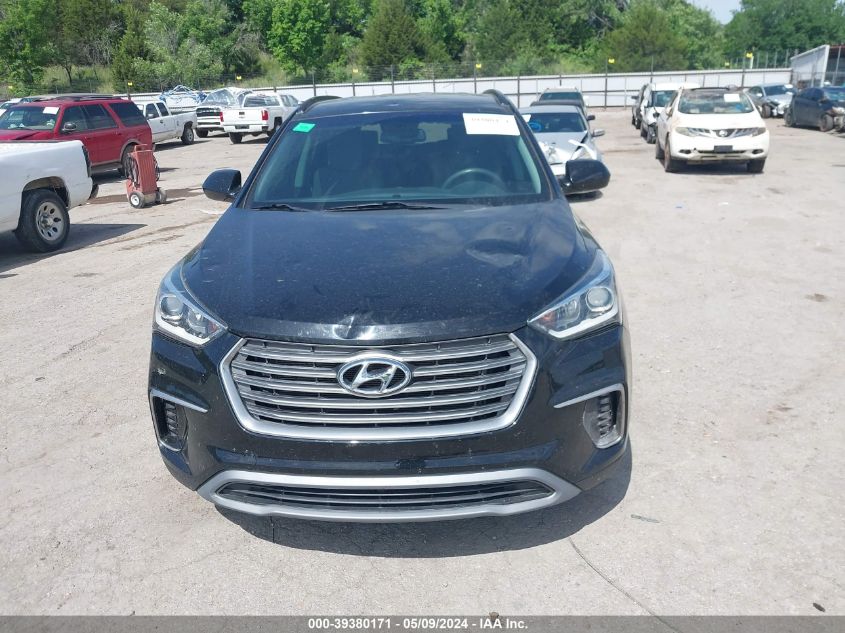 2017 Hyundai Santa Fe Se VIN: KM8SM4HF9HU194959 Lot: 39380171