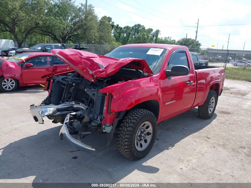 2011 GMC Sierra 1500 Work Truck VIN: 1GTN1TEX9BZ295317 Lot: 39380217