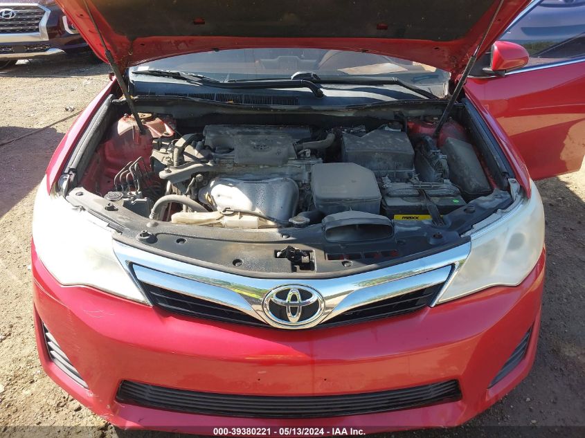 2012 Toyota Camry L/Le/Se/Se Limited Edition/Xle VIN: 4T4BF1FK4CR182029 Lot: 39380221