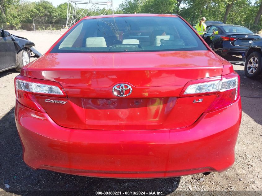2012 Toyota Camry L/Le/Se/Se Limited Edition/Xle VIN: 4T4BF1FK4CR182029 Lot: 39380221