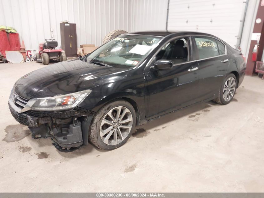 2013 Honda Accord Sport VIN: 1HGCR2F51DA247336 Lot: 39380236