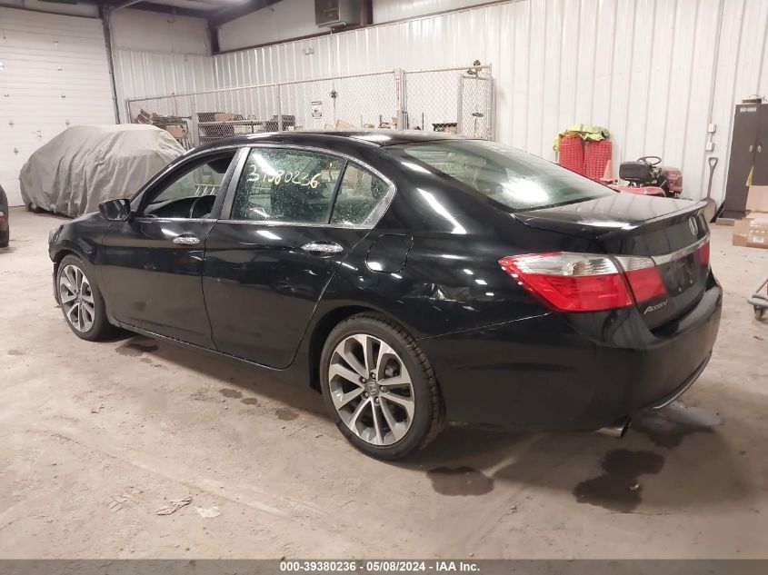 2013 Honda Accord Sport VIN: 1HGCR2F51DA247336 Lot: 39380236