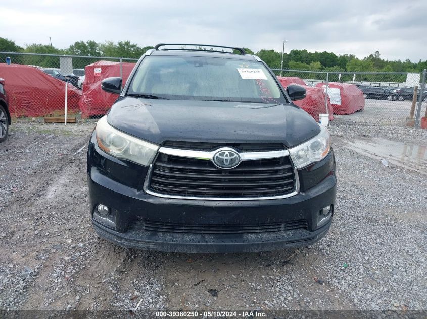 2015 Toyota Highlander Limited Platinum V6/Limited V6 VIN: 5TDDKRFHXFS144674 Lot: 39380250