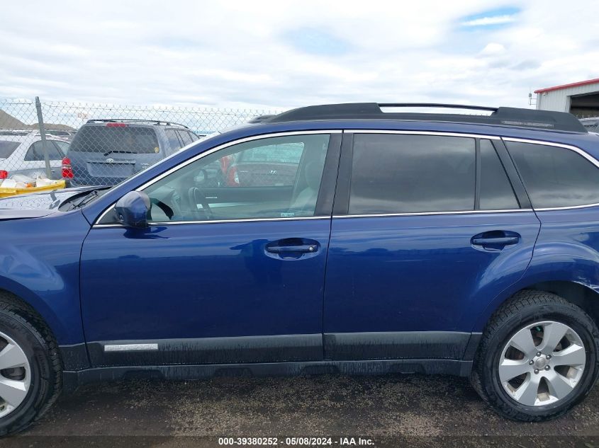 2011 Subaru Outback 2.5I Premium VIN: 4S4BRBGC7B3407854 Lot: 39380252