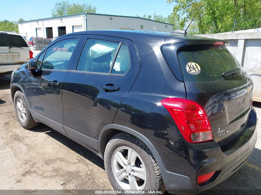 2018 Chevrolet Trax Ls VIN: 3GNCJNSB4JL359417 Lot: 39380254