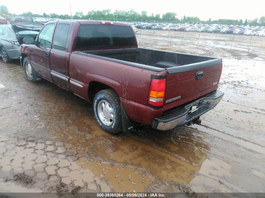 2002 GMC Sierra 1500 Sle VIN: 2GTEC19T321359155 Lot: 39380264